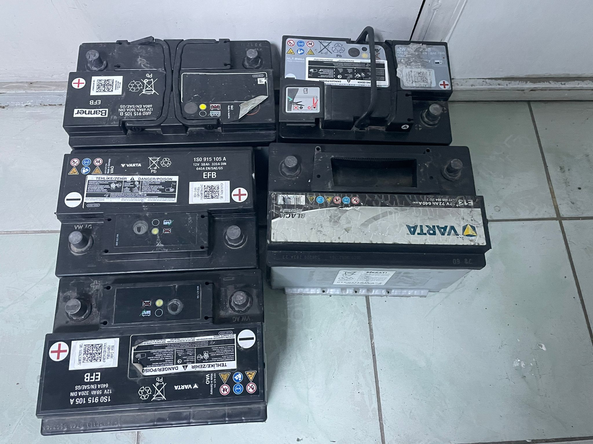 VARTA BOSCH AKÜ  ORJİNAL 