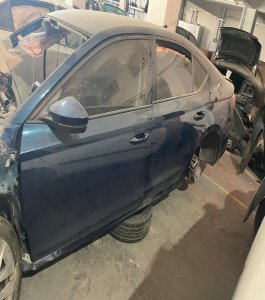 Skoda 2023 Octavia sol ön arka kapı çıkma hatasız mavi renk